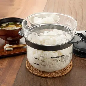 Microwavable Glass Rice Cooker (HARIO Japan Exclusive)
