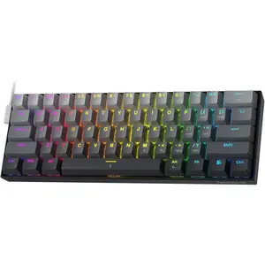 K617 GB Rapid Trigger HE Gaming Keyboard, 60% 61  Wired Mechanical Keyboard w/ Actuation, Dedicated Hall Effect  , Actuation Point Adjustable, 8K Hz Polling Rate