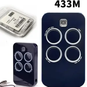 Garage Remote Control 433.92mhz Rolling Code Home Garage Door Opener Transmitter Compatible with Echo Tx4 RC Genius, Lithium Button Cell Battery