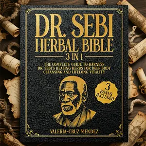 Dr. Sebi's Herbal Bible, 1 Count Natural Healing for Body, Mind & Spirit, Alkaline Diet Guide, Medicinal Herb Cultivation, Holistic Wellness Techniques, Guided Journal, Deep Vitality