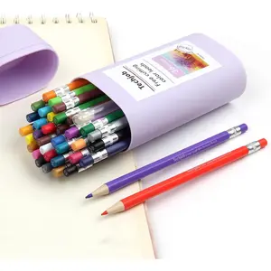 2.6mm Colored Mechanical Pencil 36pcs Set for Coloring and Drawing With Sharpener and Portable Case