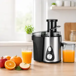 480W Centrifugal Juicer Machine with 2.6-Inch Wide Mouth Feed Chute, High-Power Fruit & Vegetable Juice Extractor for Home Kitchen, Efficient Electric Juicer for Apples, Oranges, Carrots & Celery