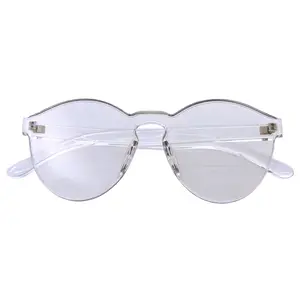 Fashion Women's Men's Clear Novelty Frameless Eyewear
