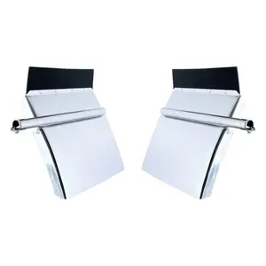 24 x 24 Stainless Steel Quarter Fender for Kenworth, Freightliner, Peterbilt, Volvo, Mack | Chrome Finish