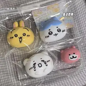 Kawaii Squishy Hachiware Usagi Soft Squeezing Fun Pinch Toys Stress-Relieving Kids Adults Fidget Relaxing Toys Birthday Gifts
