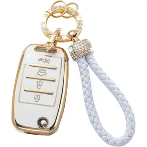 for Kia Key Fob Cover, Key Case Shell Compatible with Kia Sorento Optima Soul Sportage NIRO Forte Rio Smart Key Protector