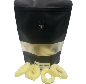 Freeze Dried Pineapple Loopz by Honey Bee Candies LLC Sweet Snack