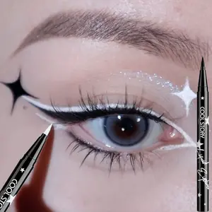 Waterproof Liquid Eyeliner Pen, High Pigment Matte, Ultra-Fine Tip, Long-Lasting 24 Hours, Sweat-Resistant, Perfect for Beginners