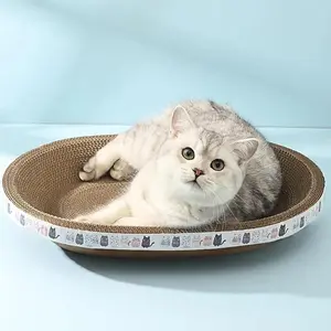 Cat Scratch Oval Bed
