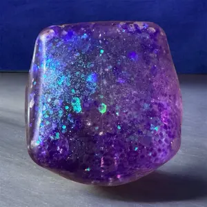 (1) Sparkly Purple Fidget Cube Toy, Magic Cube for Stress Relief, Toys & Hobbies Games & Puzzles Accessory new fidgets Mystery Big