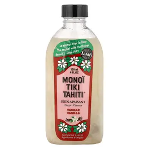 Monoi Tiare Tahiti Monoi Tiki Tahiti®, Coconut Oil, Vanilla, 4 fl oz (120 ml)