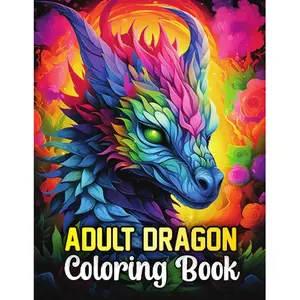 Adult Dragon Coloring Book