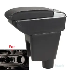 For Chevrolet Spark 3 Aveo T200 Armrest Box For Chevrolet Spark III Aveo T200 Console Storage Box Decoration Car Accessories Interior Part Car Console Organizer