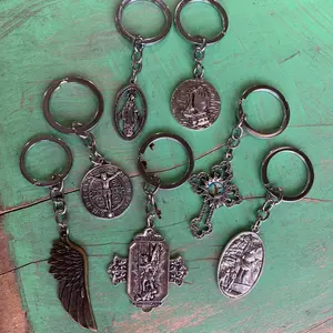 Faith Keychains - Assorted Keychain Designs with Unique Charms and Decorative Elements
