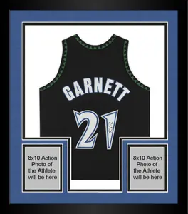 Framed Kevin Garnett Minnesota Timberwolves Autographed Black Mitchell and Ness Authentic Jersey - Fanatics Authentic Certified