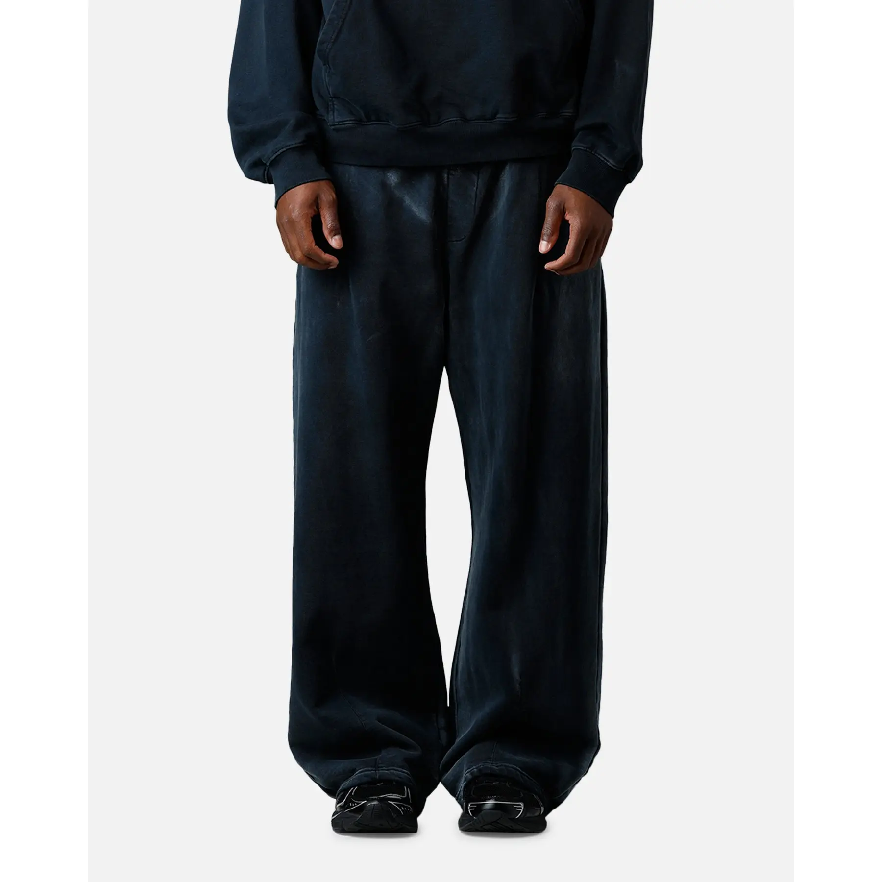American Thrift Wide Leg Pants Washed Black