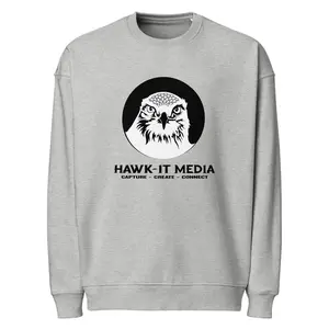 Hawk-IT Media Unisex Organic Oversized Sweatshirt