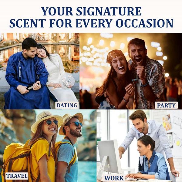 AJO Hypnosis Pheromone Eau De Parfum Spray for Men & Women 100ml (3.4 Oz) – Strong Long-Lasting Men's Eau de Parfum, Premium Unisex Cologne, Citrus Floral Spicy Vanilla Amber Musk Valentine’s Day Gift