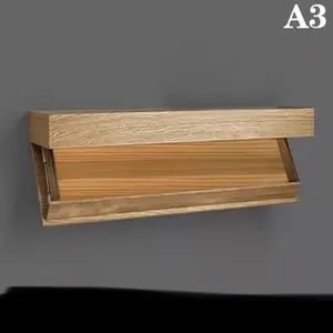 Floating shelf with hidden storage