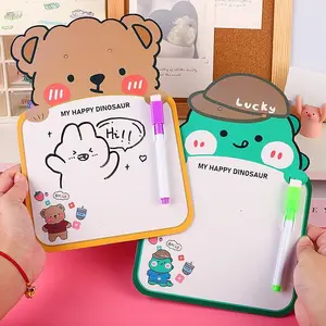 Eraser Board Dual-Sided Writing & Drawing, Student Erasable Message Board, Reusable Whiteboard for Kids, Creative Learning Tool