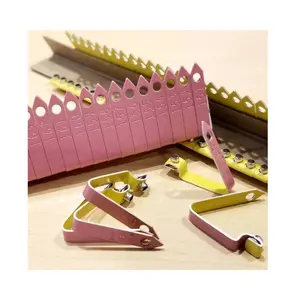 pink Zip Wing Bands 100pcs for Chicken Poultry Bird Identification ID Tags Efficient Management Numbered Bands