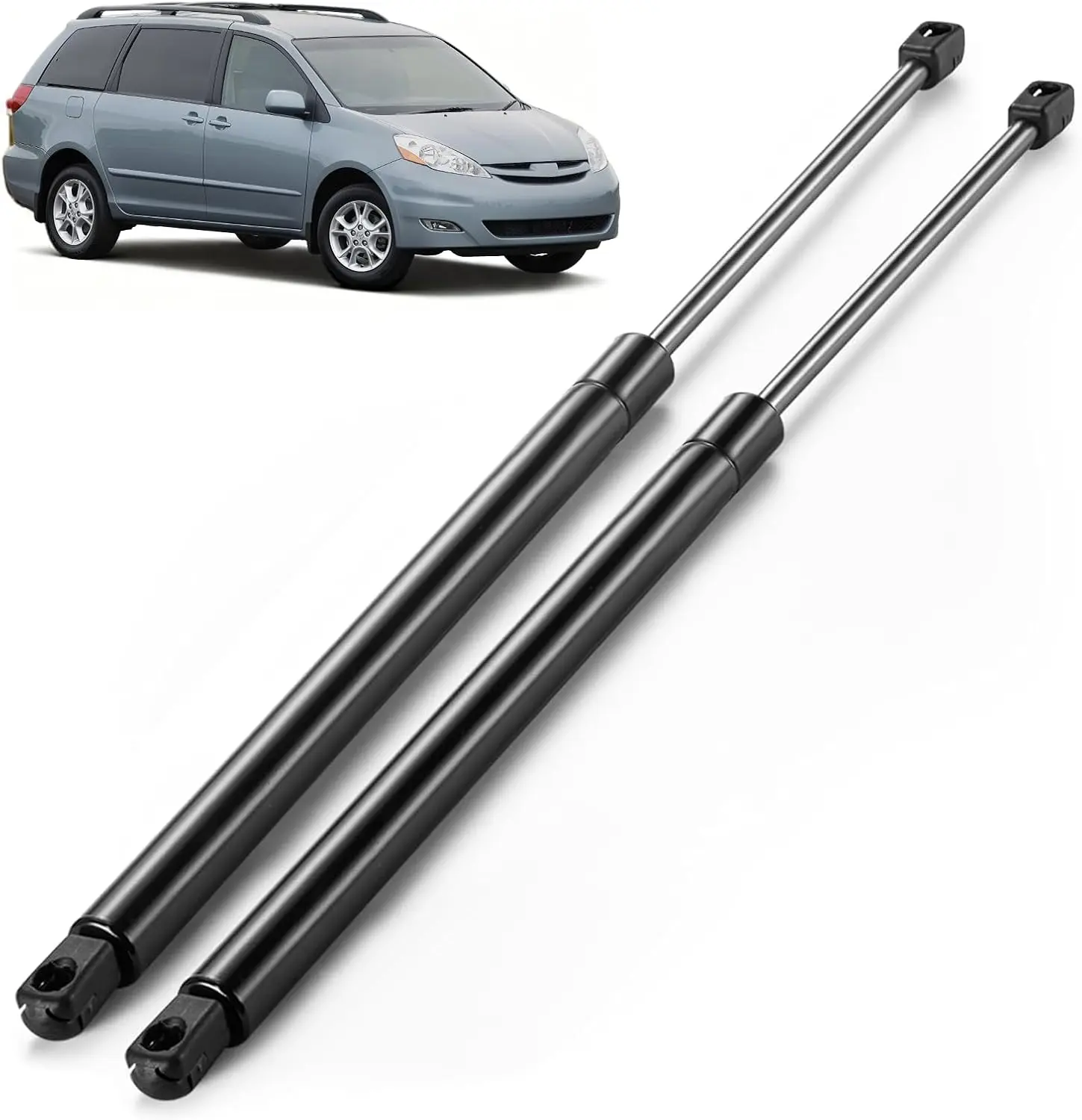 Liftgate Rear Hatch Struts for Toyota Sienna 2004-2010, Trunk Back Door Shocks Absorbers Lift Support for Toyota Sienna XLE/LE with Power, Replacement OEM 4590 6890508020 68905AE011, 2 Pcs
