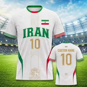 Custom Iran Soccer Jersey, Personalized Iran Shirt, Custom Name Football Kit, Iran Fan Gift, 2026 Jersey