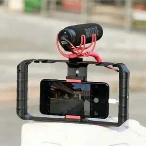 Smartphone Stabilizer Rig Video Camera Cage Film Steady for iPhone LG Samsung - Enhance Your Filming Experience