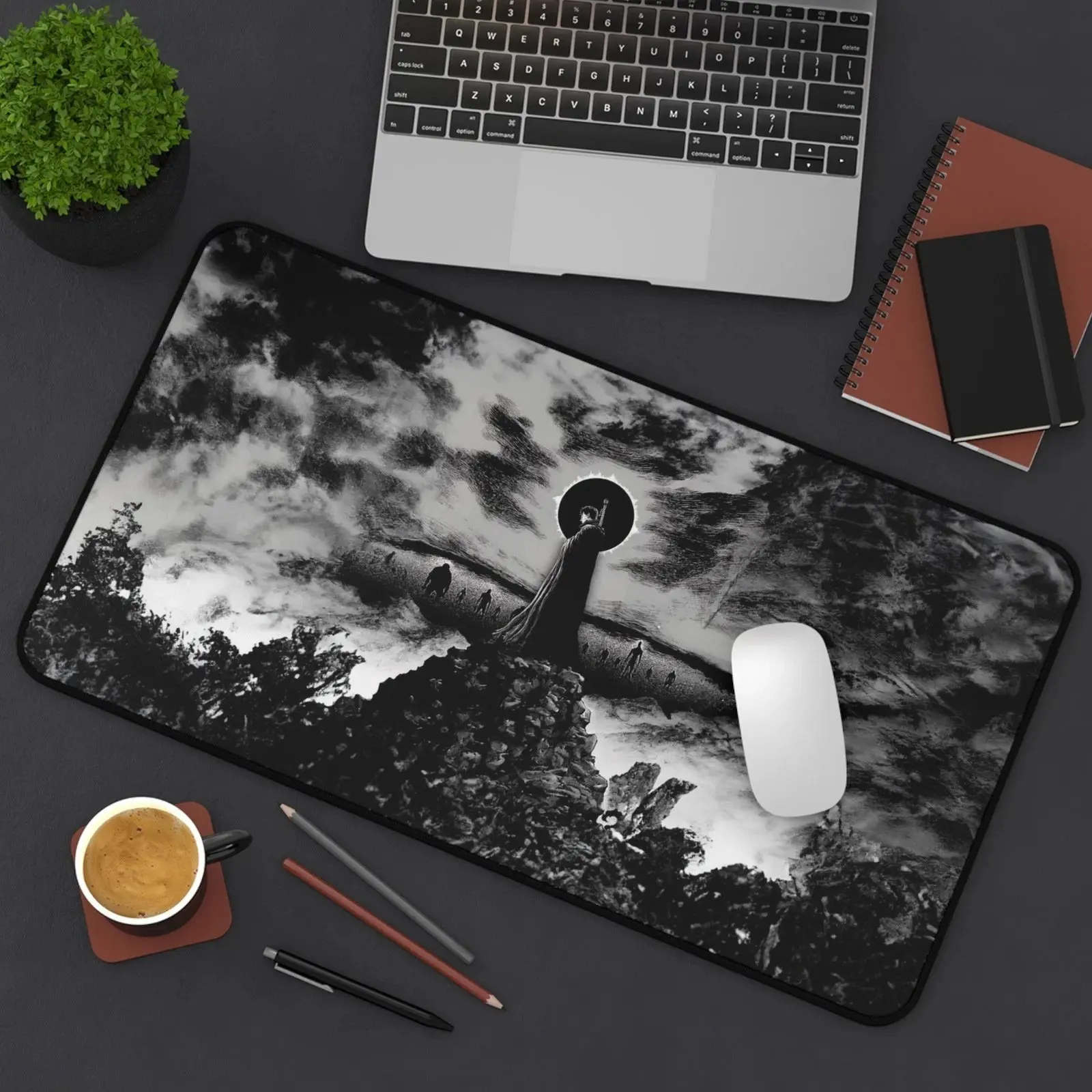 [SALE UP TO 45%] Berserk Guts Anime Desk Mat, Anime Mouse Pad, Anime Fan, Gamers Gift, Gift For Him, Gift For Fan, Gift For All