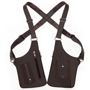 Adjustable Underarm Backpack for Men and Women, Anti-theft Hidden Storage, High-grade Leather Lightweight Waist Bag with Side Pockets - MM