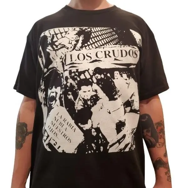 Los Crudos T-Shirt Unleash Your Rage In Style With This Eye-Catching Cotton Fit
