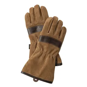 WFGL Campfire Gloves (Genuine Kevlar and Leather) for Camping