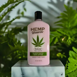 Hemp Heaven Natural Body Lotion Strawberry Hibiscus