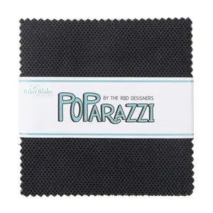 POParazzi Black 5" Stacker from Riley Blake Designs 42 pieces