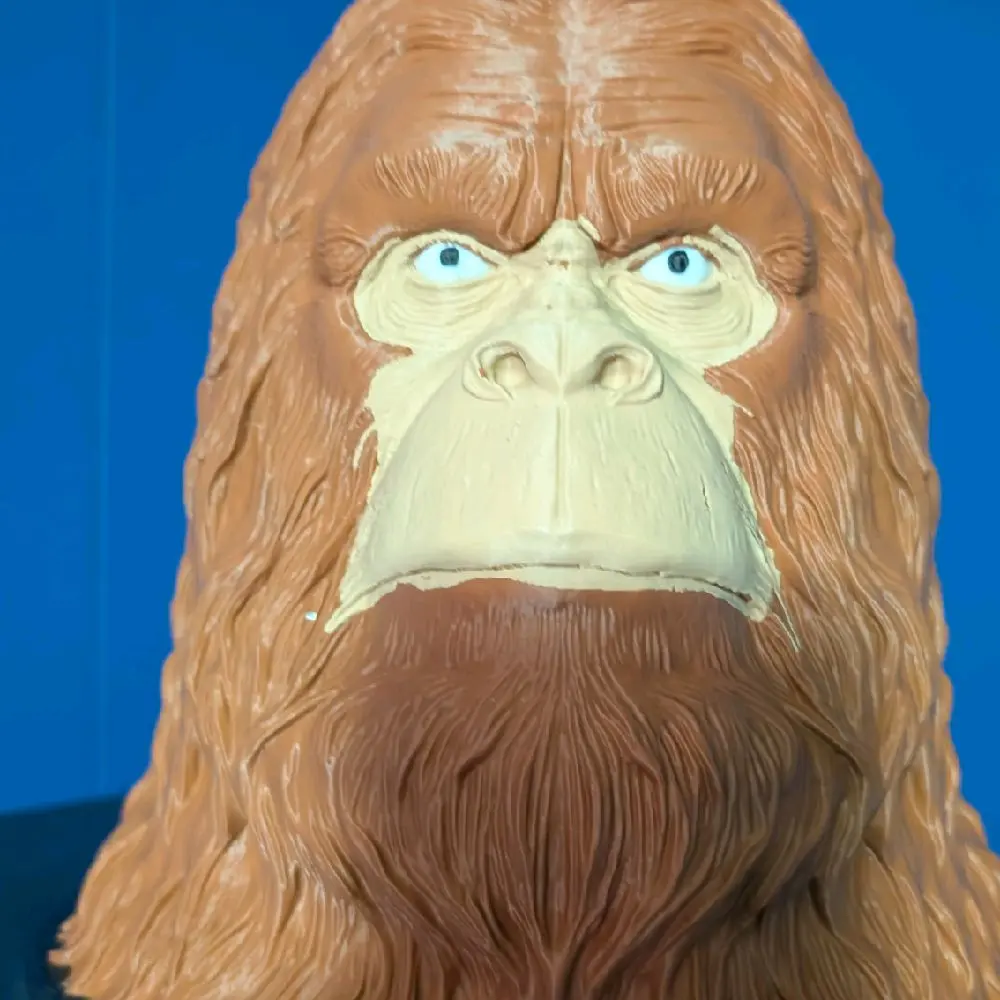 Bigfoot Head Statue