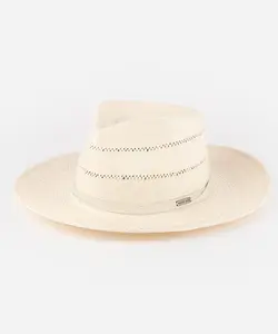 Arlo Rancher Fedora Straw Hat - Simple Design as Described