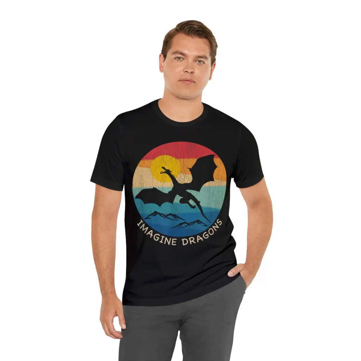 Imagine Magical and Mythical Fantasy Dragons T-Shirt, Dragon Shirt, Dragon Head Shirt, Imagine Dragons Shirt, Japanese Tshirt, Awesome Dragon Shirt, Dragon Lover Shirt, Dragon Gift Shirt