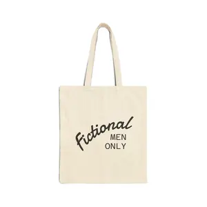 Fictional Men Only Tote Bag, Book Lover, Bookish Merch for Romantasy Lovers, Book Boyfriend