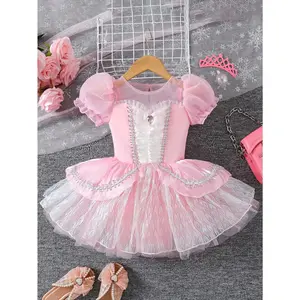 Girl's Fluffy Mesh Ballet Tutu Skirt