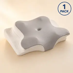 Insomnia Buster  | Soothing Fluffy Pillow – This soft, quilted pillow is fluffy and comfortable, like a cloud. It's breathable, supportive, and suitable for side, back, and stomach sleepers. This comfortable pillow can help you sleep better.trip