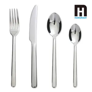 Silverware Set, 24-Piece Flatware Set Cutlery Set Premium Stainless Steel, Service for 6, for Kitchen, Home, Wedding, Party, Mirror Polished and Dishwasher Safe Fork Sturdy