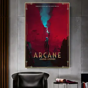 Arcane Season 2 TV Print Poster, Arcane S2 Lols Game Posters (NO FRAME)