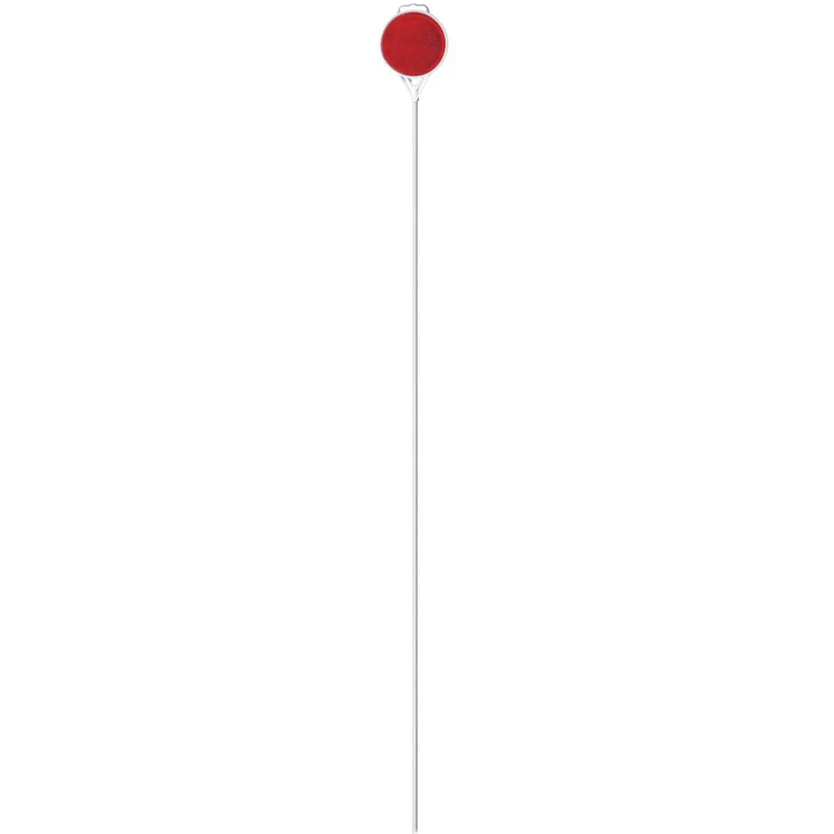 212 MAIN 48 in. Rod Driveway Marker, Red, Outdoor Visibility Aid, Weatherproof, Flexible Rod