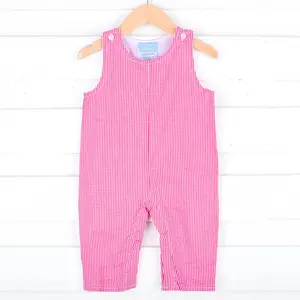 Red Gingham Longall - Classic 1Pc Outfit for Baby & Toddler Boys