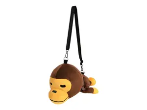 BAPE Baby Milo Plush Crossbody Bag Brown by StockX