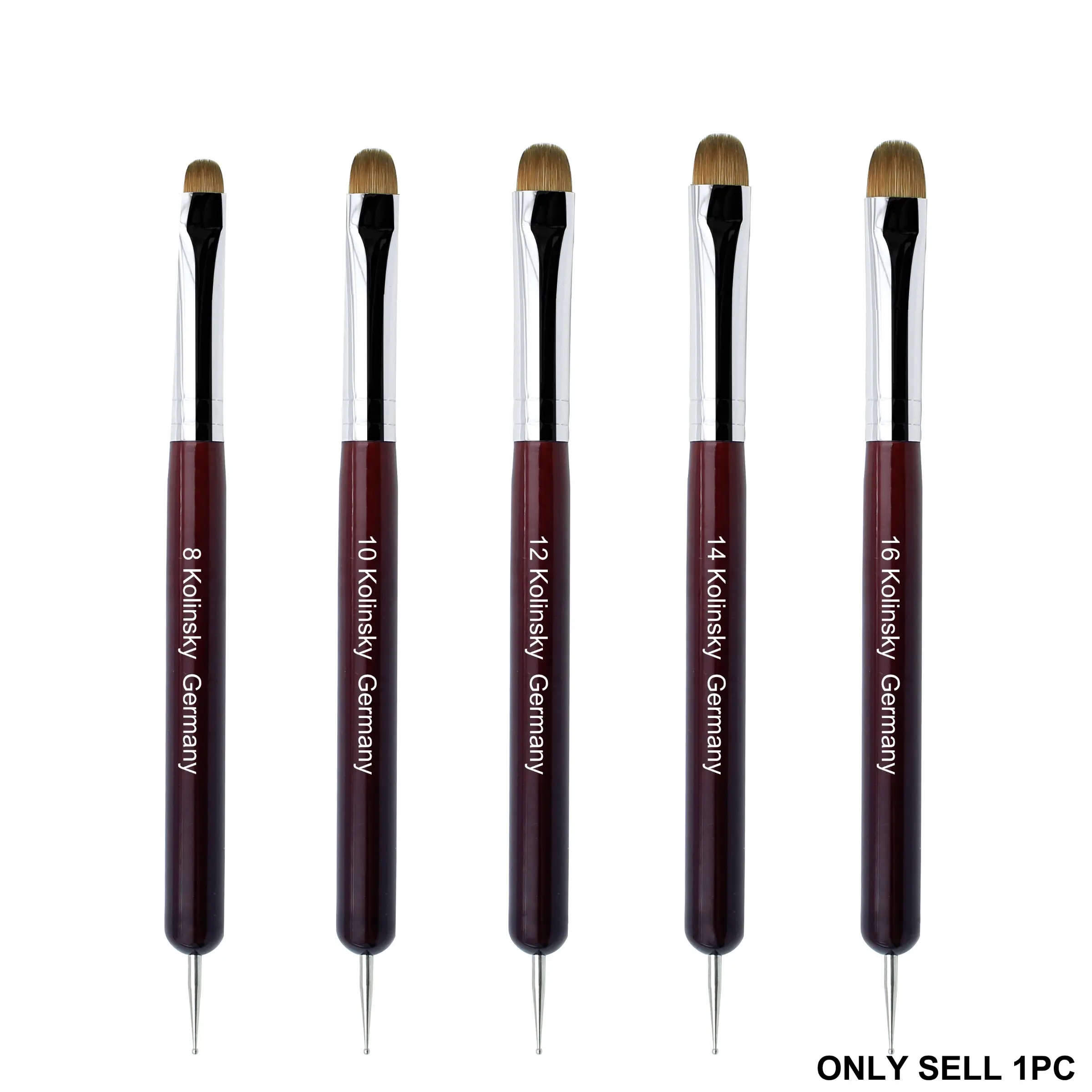 Premium Quality French Brush-Trusted by Nail Techs in the USA-Clean & Crisp French Lines-Nail Art-French Tip Tool-DIY French Manicure-Nail Art Tools
