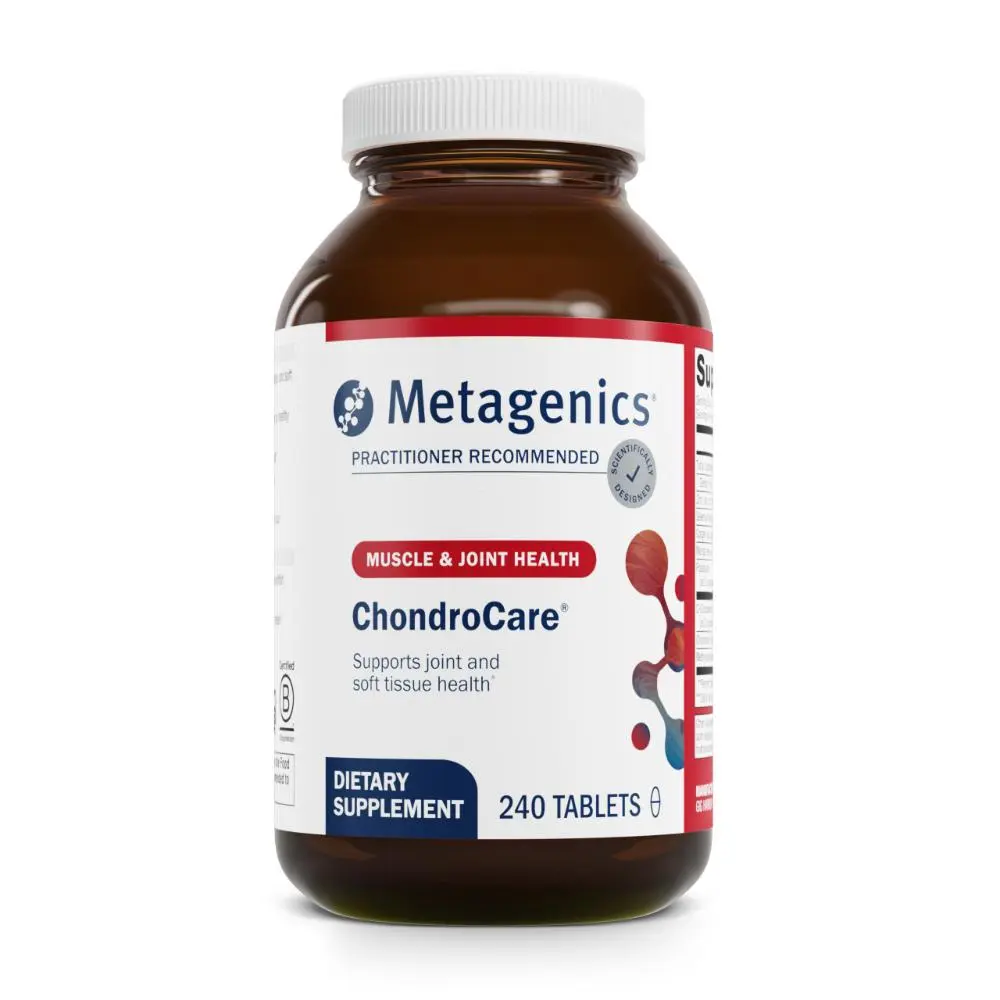 Metagenics ChondroCare - Joint Support with Glucosamine, Chondroitin & MSM - Supports Mobility, Cartilage & Knee Comfort - Antioxidant Mineral Complex - Gluten-Free - cGMP Certified - 240 Tablets