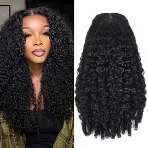 Burmese Curly Hair Wig 13X6 HD Lace Front Human Hair Hair Wig 250% Density