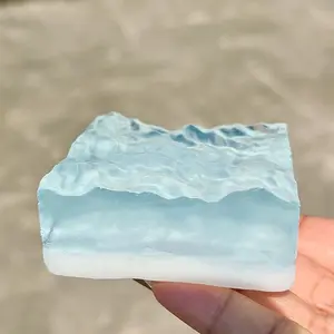 Ocean Cube Squeeze Toy Super Soft Stress-relieving Cube Transparent Ocean Sticky Toy Creative Squishy Swimming Pool Sensory Toy