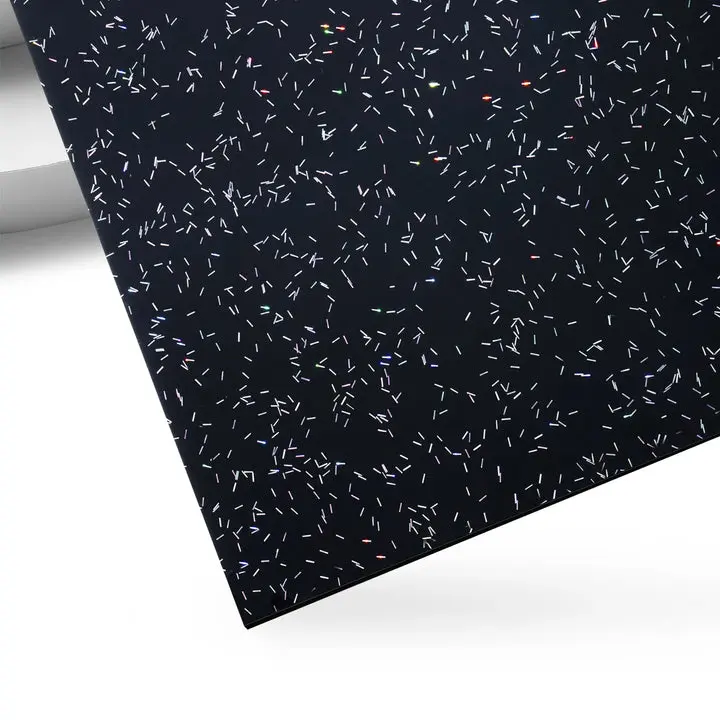xTool Selected 1/8" Sprinkles Glitter Black Acrylic Sheets (3pcs) xTool Selected 1/8" Sprinkles Glitter Black Acrylic Sheets (3pcs)